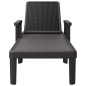 vidaXL Sonnenliege Schwarz 159x68x83,5 cm Polypropylen vidaXL Sonnenliege Schwarz 159x68x83,5 cm Polypropylen