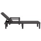 vidaXL Sonnenliege Schwarz 159x68x83,5 cm Polypropylen vidaXL Sonnenliege Schwarz 159x68x83,5 cm Polypropylen