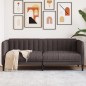 vidaXL Sofa 2-Sitzer Dunkelbraun Stoff vidaXL Sofa 2-Sitzer Dunkelbraun Stoff