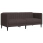 vidaXL Sofa 2-Sitzer Dunkelbraun Stoff vidaXL Sofa 2-Sitzer Dunkelbraun Stoff