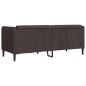 vidaXL Sofa 2-Sitzer Dunkelbraun Stoff vidaXL Sofa 2-Sitzer Dunkelbraun Stoff