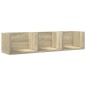vidaXL Wandschrank Sonoma-Eiche 75x18x16,5 cm Holzwerkstoff vidaXL Wandschrank Sonoma-Eiche 75x18x16,5 cm Holzwerkstoff