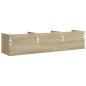 vidaXL Wandschrank Sonoma-Eiche 75x18x16,5 cm Holzwerkstoff vidaXL Wandschrank Sonoma-Eiche 75x18x16,5 cm Holzwerkstoff