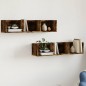 vidaXL Wandschränke 2 Stk. Räuchereiche 75x18x16,5 cm Holzwerkstoff vidaXL Wandschränke 2 Stk. Räuchereiche 75x18x16,5 cm Holzwerkstoff