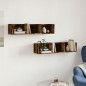 vidaXL Wandschränke 2 Stk. Räuchereiche 75x18x16,5 cm Holzwerkstoff vidaXL Wandschränke 2 Stk. Räuchereiche 75x18x16,5 cm Holzwerkstoff
