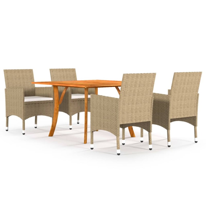 5-tlg. Garten-Essgruppe Beige 5-tlg. Garten-Essgruppe Beige