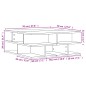 vidaXL Couchtisch Grau Sonoma 70x70x29 cm Holzwerkstoff vidaXL Couchtisch Grau Sonoma 70x70x29 cm Holzwerkstoff