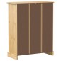 vidaXL Schuhschrank Corona 86x38,5x108 cm Massivholz Kiefer vidaXL Schuhschrank Corona 86x38,5x108 cm Massivholz Kiefer