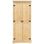 vidaXL Kleiderschrank Corona 76x50x170 cm Massivholz Kiefer vidaXL Kleiderschrank Corona 76x50x170 cm Massivholz Kiefer