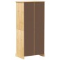 vidaXL Kleiderschrank Corona 76x50x170 cm Massivholz Kiefer vidaXL Kleiderschrank Corona 76x50x170 cm Massivholz Kiefer