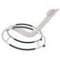 vidaXL Garden Schaukelstuhl Creme Textilene vidaXL Garden Schaukelstuhl Creme Textilene