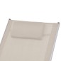 vidaXL Garden Schaukelstuhl Creme Textilene vidaXL Garden Schaukelstuhl Creme Textilene