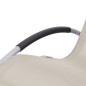 vidaXL Garden Schaukelstuhl Creme Textilene vidaXL Garden Schaukelstuhl Creme Textilene