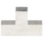 vidaXL Pfostenverbinder T-Form Verzinktes Metall 81 x 81 mm vidaXL Pfostenverbinder T-Form Verzinktes Metall 81 x 81 mm