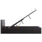 vidaXL Bett mit Bettkasten Hydraulisch LED Kunstleder 120x200 cm vidaXL Bett mit Bettkasten Hydraulisch LED Kunstleder 120x200 cm
