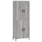 Highboard Grau Sonoma 69,5x34x180 cm Holzwerkstoff Highboard Grau Sonoma 69,5x34x180 cm Holzwerkstoff