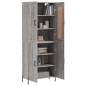Highboard Grau Sonoma 69,5x34x180 cm Holzwerkstoff Highboard Grau Sonoma 69,5x34x180 cm Holzwerkstoff