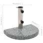 vidaXL Sonnenschirmständer Granit 10 kg Gebogen Grau vidaXL Sonnenschirmständer Granit 10 kg Gebogen Grau