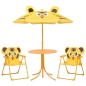 vidaXL 3-tlg. Garten-Bistro-Set für Kinder mit Sonnenschirm Gelb vidaXL 3-tlg. Garten-Bistro-Set für Kinder mit Sonnenschirm Gelb