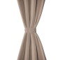 vidaXL Verdunkelungsvorhang mit Metallösen 270 x 245 cm Creme vidaXL Verdunkelungsvorhang mit Metallösen 270 x 245 cm Creme