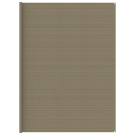 vidaXL Zeltteppich Taupe 400x700 cm HDPE
