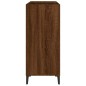 vidaXL Plattenschrank Braun Eichen-Optik 84,5x38x89 cm Holzwerkstoff vidaXL Plattenschrank Braun Eichen-Optik 84,5x38x89 cm Holzwerkstoff