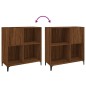 vidaXL Plattenschrank Braun Eichen-Optik 84,5x38x89 cm Holzwerkstoff vidaXL Plattenschrank Braun Eichen-Optik 84,5x38x89 cm Holzwerkstoff
