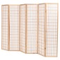 vidaXL 6-tlg. Raumteiler Japanischer Stil Klappbar 240 x 170 cm Natur vidaXL 6-tlg. Raumteiler Japanischer Stil Klappbar 240 x 170 cm Natur