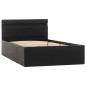 vidaXL Bett mit Bettkasten Hydraulisch LED Schwarz Kunstleder 90x200cm vidaXL Bett mit Bettkasten Hydraulisch LED Schwarz Kunstleder 90x200cm