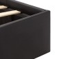 vidaXL Bett mit Bettkasten Hydraulisch LED Schwarz Kunstleder 90x200cm vidaXL Bett mit Bettkasten Hydraulisch LED Schwarz Kunstleder 90x200cm