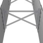 vidaXL Hochbeet Pulverbeschichteter Stahl 224x40x36 cm Grau vidaXL Hochbeet Pulverbeschichteter Stahl 224x40x36 cm Grau