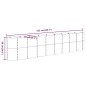 vidaXL Hochbeet Pulverbeschichteter Stahl 332x40x68 cm Braun vidaXL Hochbeet Pulverbeschichteter Stahl 332x40x68 cm Braun