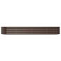 vidaXL Hochbeet Pulverbeschichteter Stahl 296x80x36 cm Braun vidaXL Hochbeet Pulverbeschichteter Stahl 296x80x36 cm Braun