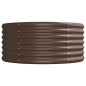 vidaXL Hochbeet Pulverbeschichteter Stahl 296x80x36 cm Braun vidaXL Hochbeet Pulverbeschichteter Stahl 296x80x36 cm Braun
