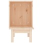 vidaXL Katzenhaus 60x36x60 cm Massivholz Kiefer vidaXL Katzenhaus 60x36x60 cm Massivholz Kiefer