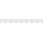 vidaXL Gartenzaun mit Speerspitzen Stahl 13,6 x 1 m Schwarz vidaXL Gartenzaun mit Speerspitzen Stahl 13,6 x 1 m Schwarz