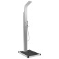 vidaXL Gartendusche mit Bodenelement WPC Edelstahl vidaXL Gartendusche mit Bodenelement WPC Edelstahl