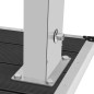 vidaXL Gartendusche mit Bodenelement WPC Edelstahl vidaXL Gartendusche mit Bodenelement WPC Edelstahl