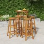 vidaXL 5-tlg. Gartenbar-Set Massivholz Akazie vidaXL 5-tlg. Gartenbar-Set Massivholz Akazie