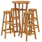 vidaXL 5-tlg. Gartenbar-Set Massivholz Akazie vidaXL 5-tlg. Gartenbar-Set Massivholz Akazie