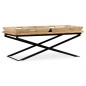 vidaXL Couchtisch Mangoholz Massiv 110 x 55 x 42 cm vidaXL Couchtisch Mangoholz Massiv 110 x 55 x 42 cm