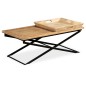 vidaXL Couchtisch Mangoholz Massiv 110 x 55 x 42 cm vidaXL Couchtisch Mangoholz Massiv 110 x 55 x 42 cm