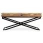 vidaXL Couchtisch Mangoholz Massiv 110 x 55 x 42 cm vidaXL Couchtisch Mangoholz Massiv 110 x 55 x 42 cm