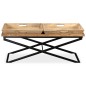vidaXL Couchtisch Mangoholz Massiv 110 x 55 x 42 cm vidaXL Couchtisch Mangoholz Massiv 110 x 55 x 42 cm