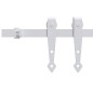 vidaXL Mini Schiebetürbeschlag Set für Schranktüren Carbonstahl 200 cm vidaXL Mini Schiebetürbeschlag Set für Schranktüren Carbonstahl 200 cm