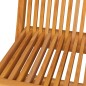 vidaXL Gartenstühle mit Schwarzen Kissen 6 Stk. Massivholz Teak vidaXL Gartenstühle mit Schwarzen Kissen 6 Stk. Massivholz Teak