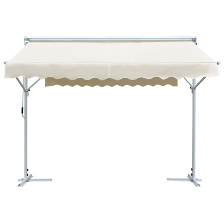 vidaXL Freistehende Markise 3x3 m Creme