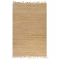 vidaXL Handgewebter Teppich Jute 120 x 180 cm Natur vidaXL Handgewebter Teppich Jute 120 x 180 cm Natur