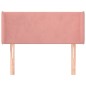 vidaXL Kopfteil mit Ohren Rosa 103x16x78/88 cm Samt vidaXL Kopfteil mit Ohren Rosa 103x16x78/88 cm Samt