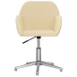vidaXL Esszimmerstühle 2 Stk. Drehbar Creme Stoff vidaXL Esszimmerstühle 2 Stk. Drehbar Creme Stoff